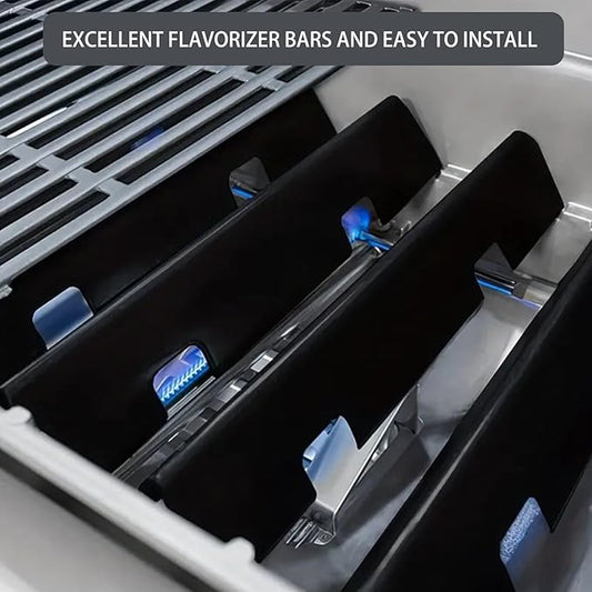 Spirit Grill Replacement Parts 7637 Grates 7635 Flavorizer Bars for Weber Spirit and Spirit II 200 Series Grills with Front Mount Controls E-210 E-215 E220 S210 S-215 S220 II E-210 II S-210 E210