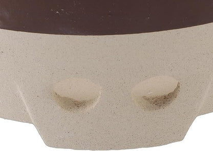 Mini Charcoal Grill Pottery Clay Charcoal Stove, Clay Charcoal Stove Chinese Indoor and Outdoor Clay Grilling Tea Making Stove for Home Camping