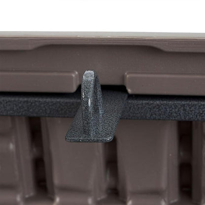 Plastic Development Group Outdoor Storage Deck Box, Standard Close, 105 Gallon, Driftwood