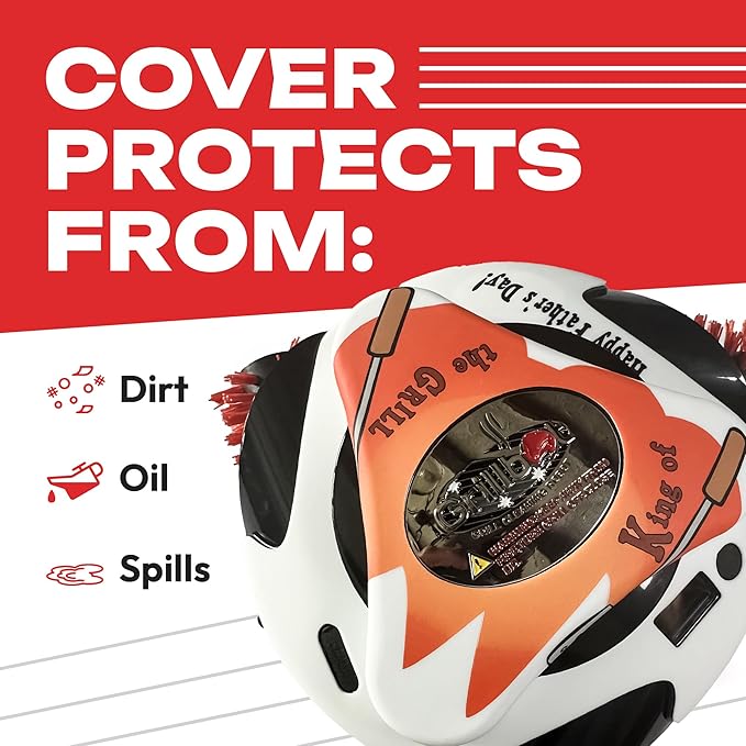 Grillbot Silicone Covers, The Ultimate Gift for Dad - Durable, Heat & Weather Proof, Easy-to-Use Grillbot Skin (Grill King)