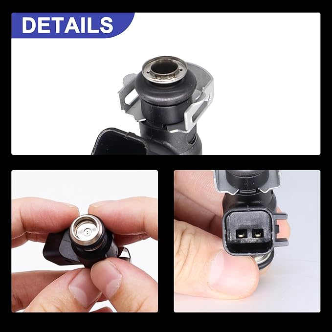 HiSport Fuel Injectors 1PC Compatible with HiSun EFI 500 & 550 Massimo Cub Cadet Coleman Replace 28160355