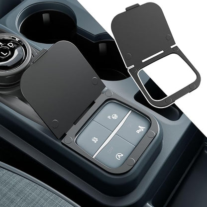 xipoqix 3PCS LED Front Grille Lights Compatible with 2022-2024 Ford Maverick XLT Central Control Switch Button Cover Replacement for 2022 2023 2024 Ford Maverick Accessories