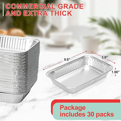 30-Packs Grill Grease Tray Liners for Ninja OG800/OG900 Series,Outdoor Smoker Drip Pan for Ninja OG850/OG951 Woodfire Outdoor Grill XL Pro Accessories