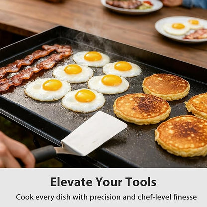 Utheer 32" x 14" Nonstick Griddle for Camp Chef 2 Burner Stove, Fits SG60 EX60 DB60 YK60 Double Burner Stove, Ceramic Griddle Oven-Safe Up to 500°F, Rust-Resistant Flat Top Camp Chef Accessory
