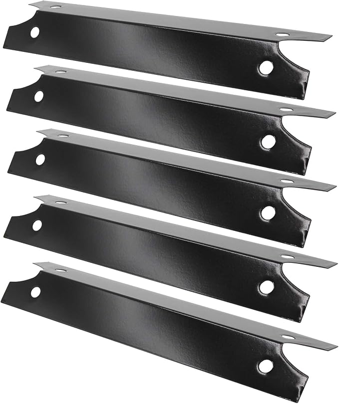Hongso 810-7440-S 810-6320-B Heat Plates 16 3/4" Replacement Parts for Brinkmann 810-4580-S 810-1575-W, charmglow 810-7500-S 810-7600-F 810-7600-S, Members Mark GR3055-14684 Models, Porcelain Steel