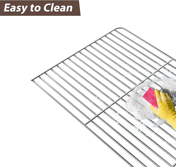 BAC475 Grill Grates Replacement for Traeger Ranger TFT18KLD Grill Replacement Parts, Stainless Steel Cooking Grate for TFT18KLH Traeger Wood Pellets Grill for Camp, Tailgating and Outdoor Cooking