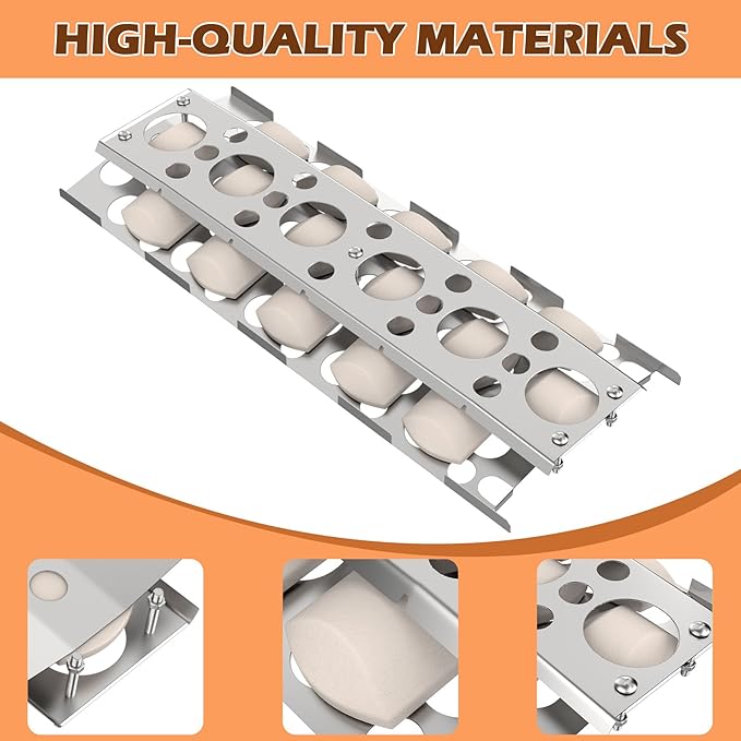 Grill Briquettes Tray Replacement Parts for Summerset Sizzler 26" 32" Grill,Replacement Parts for RCS Premier Series RJC32A RJC26A RJC40A RJC32AL RJC40AL Grill Briquettes Heat Plates,4 Pack