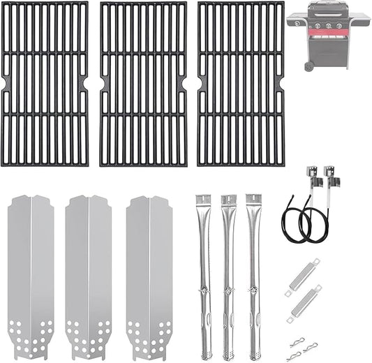 BQMAX Grill Parts Kit for Charbroil Gas2Coal Gas/Charcoal Hybrid Grill 463370516 463370519 463278418 463278419 G421-0001-W1 G553-0002-W1A G466-2500-W1