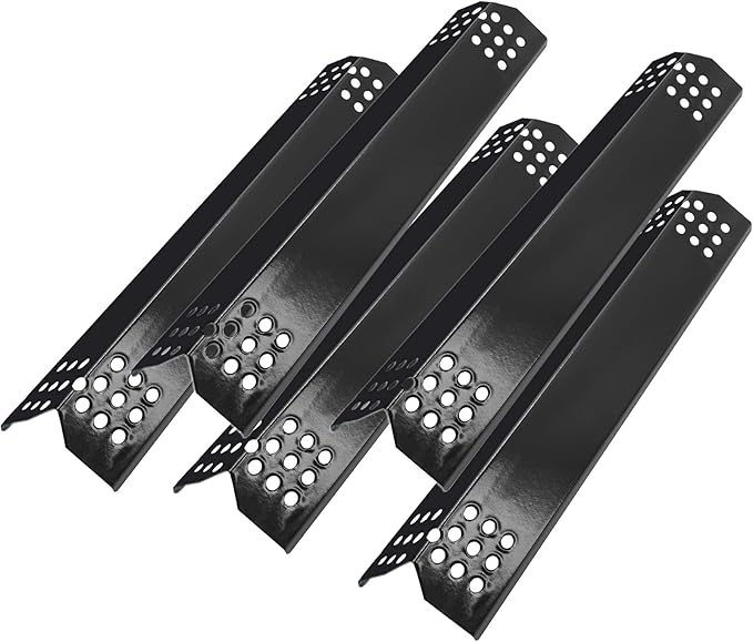 Set of 5 Flame Tamers for Nexgrill 720-0896, 720-0882A, 720-0896B, 720-0783E Grill Replacement Parts, Heat Plate Shields Replacement for Grill Master 720-0737, 720-0697, Nexgrill 720-0925, 720-0896C
