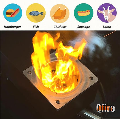 Fire Burn Pot for Pit Boss Pro 1150/1160 Pellet Grill, Firepot for Pit Boss PB1150PS2, PB1600PS1, PB1150PS3 Wood Pellet Grill