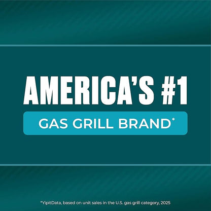 Charbroil Performance Series 4-Burner Gas Grill Cabinet with Side Burner, Gray - 463254025