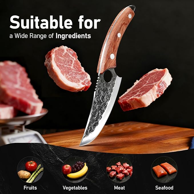 Fathers Day Gift from Daughter/Wife, Chef Knife, Kitchen Knife for Cooking, Birthday Gifts for Men Husband Dad for Anniversary, Chopping, Japanese Steel Knife for Home, BBQ, Balance & Control, 6 Inch