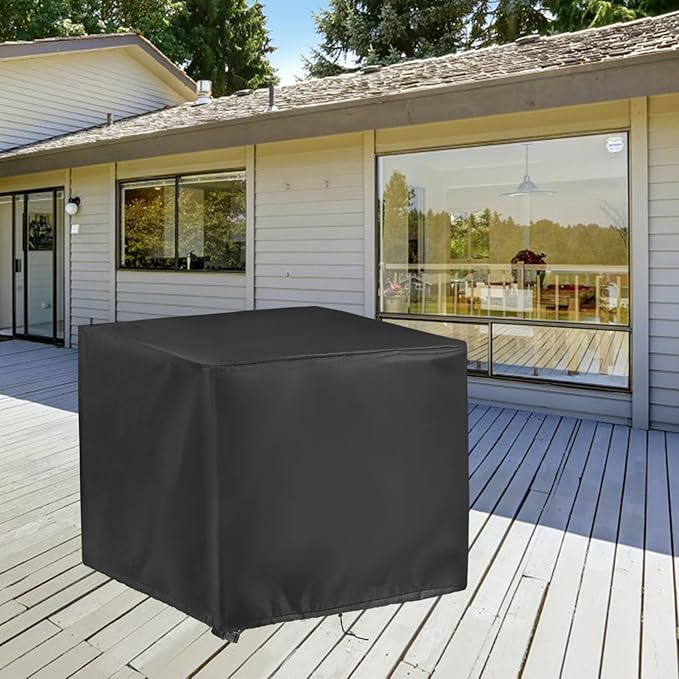 Outdoor Single Burner Stove Cover for GasOne 200K BTU Propane Burner, Waterproof Gas Cooker Outdoor Cover, for Home Brewing, Turkey Fry - (16x16x12 inch)