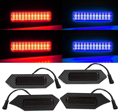 Grill Light For Tacoma TRD Off-Road 2024 2025, Smoked Shell Red Blue LED Front Grille Lights For Tacoma Pre Runner/Sport