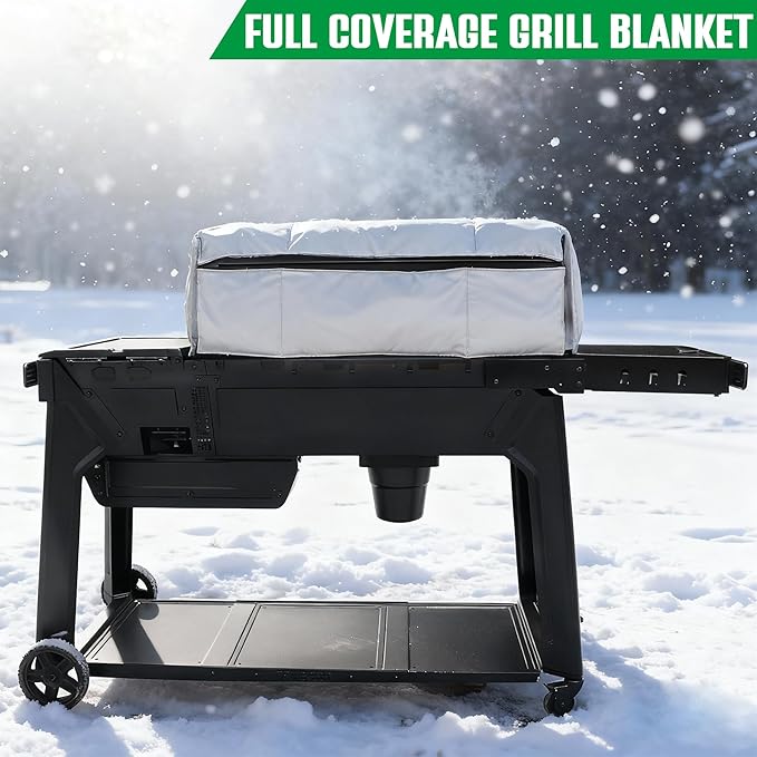 Grill Insulated Blanket for Traeger Woodridge Pro Smoker Cover Thermal Insulation Replacement Parts Insulator Wood Pellet Grills BBQ Winter Accessory