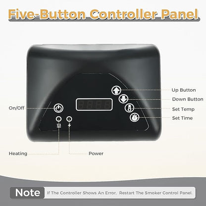 9907160014 Digital Control Panel Replacement for Masterbuilt MB20071317, 20071117, 21071218, 20071217, 20072318 Electric Digital Smoker
