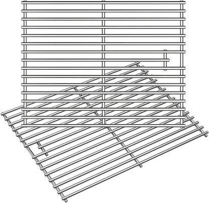 17 Inch Stainless Steel Cooking Grates for Home Depot Nexgrill 720-0830H 720-0830D 720-0783E 720-0783C Gas Grill Replacement Parts Uniflame Gas Grills Cooking Grids 2 Pack