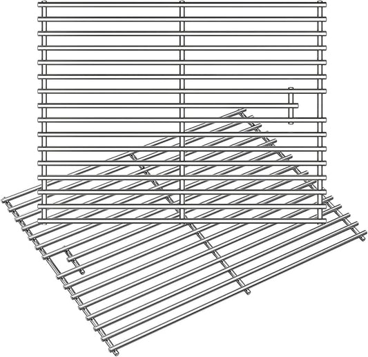 17 Inch Stainless Steel Cooking Grates for Home Depot Nexgrill 720-0830H 720-0830D 720-0783E 720-0783C Gas Grill Replacement Parts Uniflame Gas Grills Cooking Grids 2 Pack