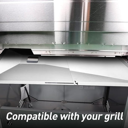 Adjustable Grease Tray with Drip Tray Suitable for Nexgrill,Expert Grill | Universal Drip Tray For 3/4/5/6 Burner Gas Grill,Suitable for Nexgrill,Dyna Glo,Kenmore,BHG, Backyard,Length 23.6“ to 31.6”