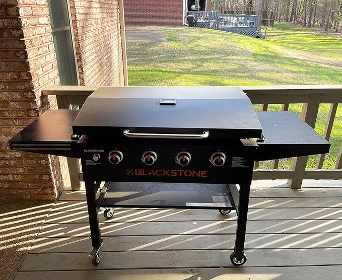 Upgrade Griddle Lid for Blackstone 5857 Omnivore 28" Griddle Hood, Flat Top Hinged Lid for Blackstone 2206 1883 1517 2287 2403, 28 in XL 3-Burner Omnivore Griddle and More 28 Inch Original Griddle