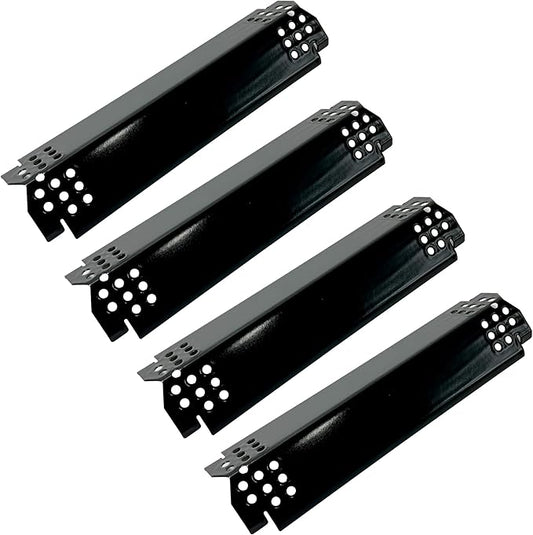 DP148 4pk Heat Plates for Nexgrill 720-0830H, 720-0864, 720-0864M Gas Grill, Porcelain Steel Grill Heat Shield Tent, Burner Cover, Flame Tamer for Home Depot Nexgrill 4 Burner 720-0830H