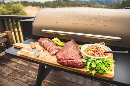 Folding Grill Shelf for Traeger Pro 34, Texas Elite 34, Century 885, Eastwood 34 Pellet Grills, Model BAC363