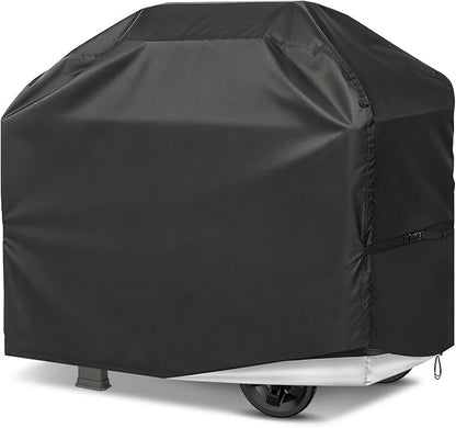 PAMASE 52in Grill BBQ Cover fits Weber Spirit 200 & 300 Series - Waterproof Gas Cover for Outdoor Grill, UV Fade & Rip Resistant, Compatible with Dyna-Glo, Nexgrill, Char-Broil
