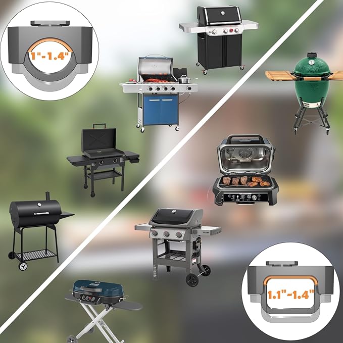 Auto-On/Off Griddle Light Fit for 17"/22"/28"/36" Blackstone Griddles - Grill Lights for Outdoor Grill, Rain Proof BBQ Light Fit for Gas Grill/Charcoal Grill/Flat Top Griddle, Batteries Included