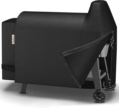PasWith Grill Cover for Pit Boss Austin XL,[900D Strong Tear-Resistant] Wood Pellet Smoker Cover for Pitboss 1000 Series,Waterproof Grill Cover for Pitboss Rancher XL,1100 Pro,1150,Z Grill 1000