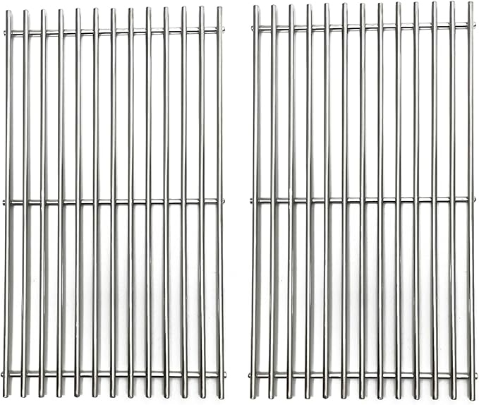 17.5" Stainless Steel Cooking Grates Replacement Parts for Weber Spirit 200 Series Spirit E-210 S-215 S-210 E-220 S-220 Gas Grill Grids 7637 67022