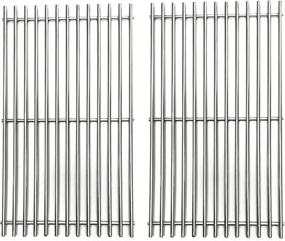 17.5" Stainless Steel Cooking Grates Replacement Parts for Weber Spirit 200 Series Spirit E-210 S-215 S-210 E-220 S-220 Gas Grill Grids 7637 67022