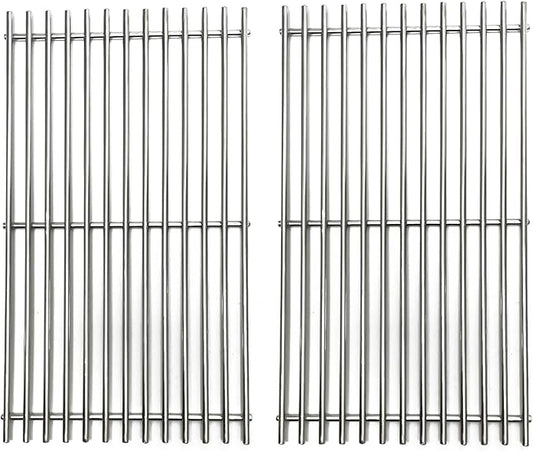 17.5" Stainless Steel Cooking Grates Replacement Parts for Weber Spirit 200 Series Spirit E-210 S-215 S-210 E-220 S-220 Gas Grill Grids 7637 67022
