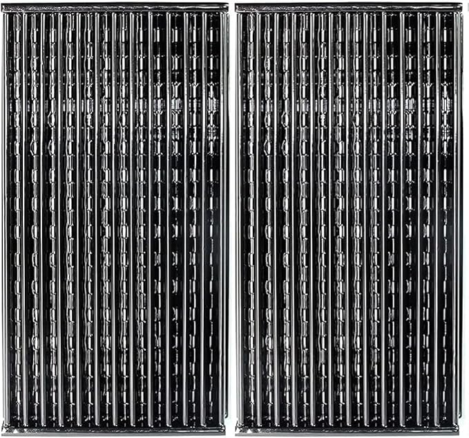 Hongso Grill Grates for Charbroil 2 Burner 463633316 463672416 463672016 463672019 463672419 463672216 Performance Tru Infrared Model, 17 Inch Porcelain Emitter Plates Replacement Part for G460-0500-1