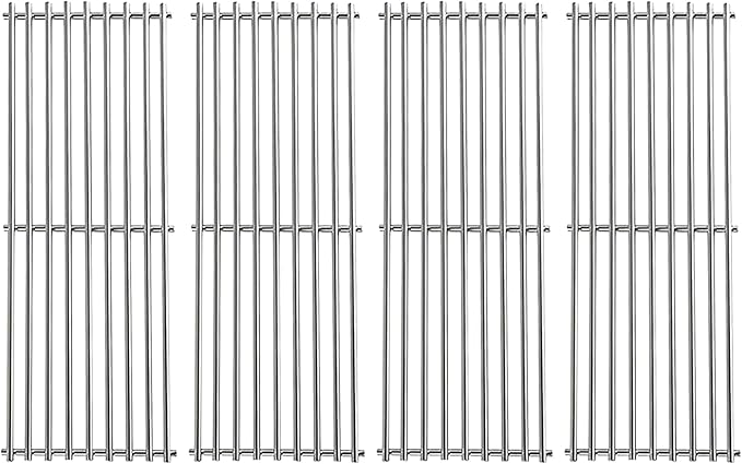 17-3/8" Stainless Steel Grates for Broil King Baron 320, 340, 420, 440, 490 Huntington 2122-64 2122-67 6020-54 6020-57 6020-64 Broil-Mate 7020-54 7020-64 7120-64 Sterling Gas Grill