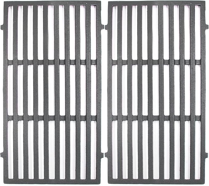 Hongso 18 7/8 inch Cast Iron Cooking Grates Replacement Parts for Weber Genesis II 210 and Genesis II LX 240 Series, Genesis II LX S240, E240 Gas Grills 2017 and Newer, 66094 66801