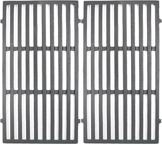 Hongso 18 7/8 inch Cast Iron Cooking Grates Replacement Parts for Weber Genesis II 210 and Genesis II LX 240 Series, Genesis II LX S240, E240 Gas Grills 2017 and Newer, 66094 66801