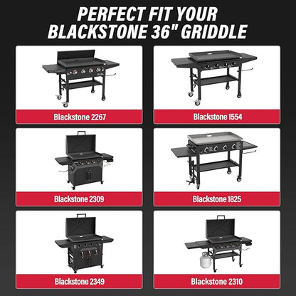 2-Pack Stainless Steel Griddle Warming Rack for Blackstone 36 inch griddles, Easy-Check Fit Accessory for Outdoor Cooking or Use