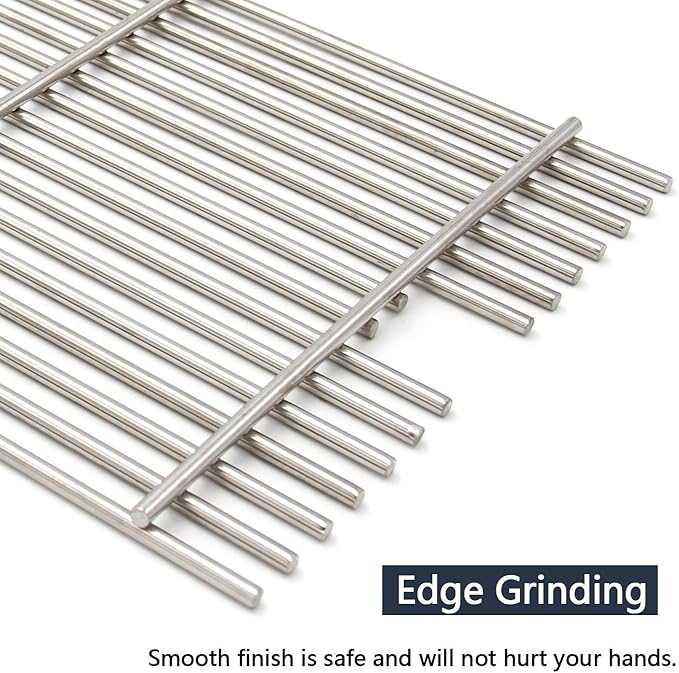 Hongso 23 1/4" SUS304 Stainless Steel Cooking Grates 54911 Replacement for Viking VGBQ 30" T Series, VGBQ 41" T Series, VGBQ 53" T Series, VGBQ300T VGBQ0302T VGBQ3002RT VGBQ4103RT Gas Grill