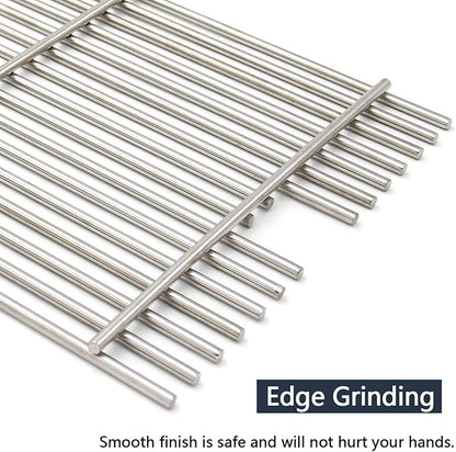 Hongso 23 1/4" SUS304 Stainless Steel Cooking Grates 54911 Replacement for Viking VGBQ 30" T Series, VGBQ 41" T Series, VGBQ 53" T Series, VGBQ300T VGBQ0302T VGBQ3002RT VGBQ4103RT Gas Grill
