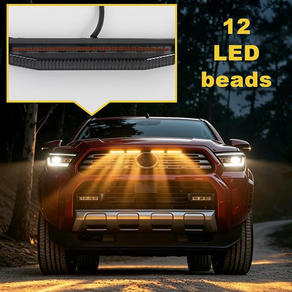 Amber Led Grills Light for 6th gen Toyota 4Runner Limited 2025 | 2027 2026 Grille Grill Lights Accessories