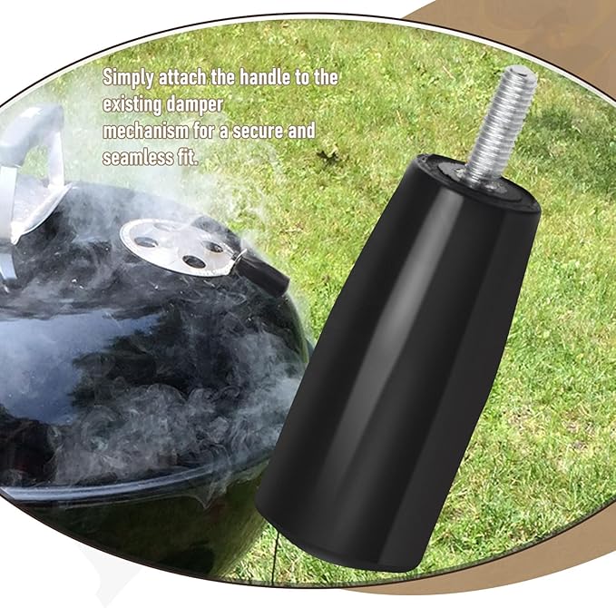 Damper Handle Compatible with Weber WSM Kettle BBQ Smokey Mountain
