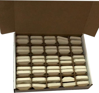 Efficient Radiates Heat -Reusable Ceramic Briquettes for Gas Grill, Ceramic Briquettes Replacement for Lynx L27, L30, CS30 Gas Grill,50 Pieces, 2" by 2" Each