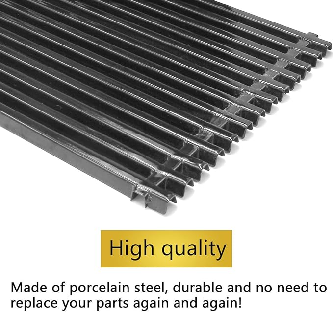 Hongso Replacement Parts for Weber 3 Burner Genesis Silver B & C Genesis Gold B/C, Spirit E310 E320 700 Grills with Side Mounted Control, 7525 Grill Grates, 7536 Flavorizer Bars, 7508 Burner Tubes Kit