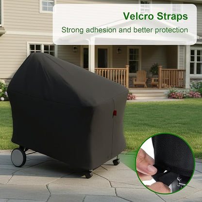 Grill Cover Fits Weber 22" Performer Deluxe & Performer Premium Charcoal Grill (Compared to Weber 7152), Nexgrill VEVOR 22" Charcoal Grill with Cart,Napoleon PRO22 Kettle Grill