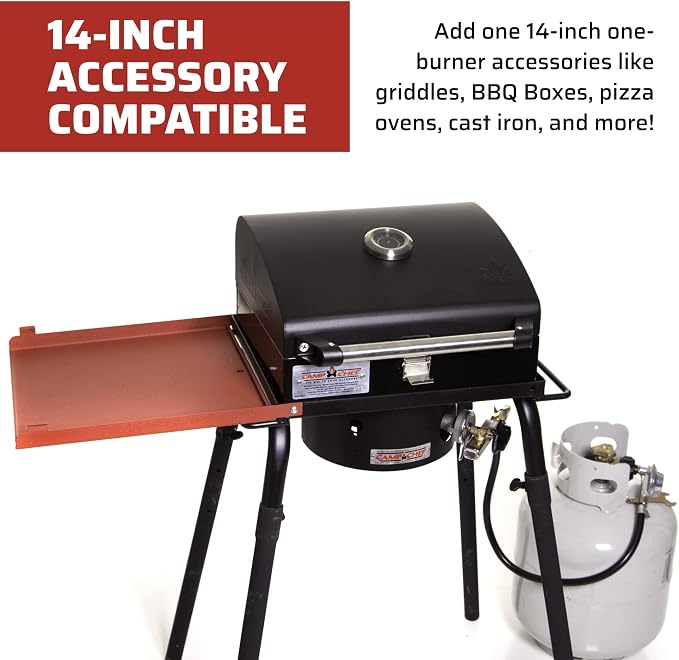 Camp Chef Camp Chef Pro 30 Single Stove - 1-Burner Camp Stove - Ultra Portable Gas Stove for Outdoor & Camping Gear - 231 Sq In Cooking Area