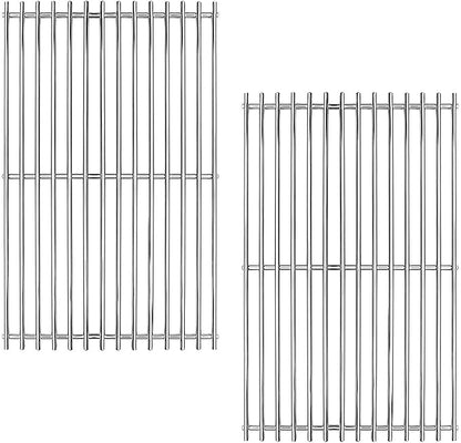 Hongso SCG637 17.5 inch 304 Stainless Steel Grill Grates for Weber Spirit E210, Spirit 200 E-210 S-210 E-215 S-215 E-220 S-220, Spirit II E/S 210 Grills (Front-Mounted Control), 7637 for Spirit 2 GS4