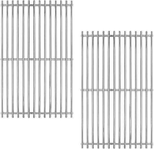 Hongso SCG637 17.5 inch 304 Stainless Steel Grill Grates for Weber Spirit E210, Spirit 200 E-210 S-210 E-215 S-215 E-220 S-220, Spirit II E/S 210 Grills (Front-Mounted Control), 7637 for Spirit 2 GS4