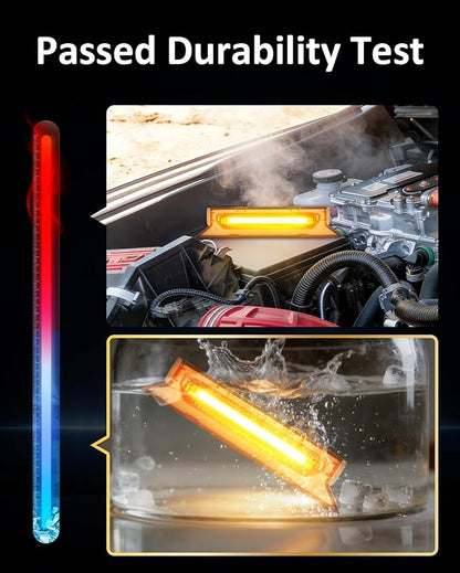 Front Grill Raptor Lights for Ford F150 2024 2025 2026 (Yellow, XLT) | 5th Gen F150 Grille Marker Lights, Waterproof F150 LED Lights Accessories, Snap-in Installation, OEM Style, Off-road Driving