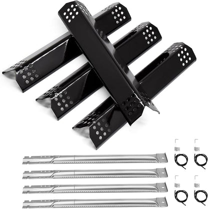 Hiorucet Grill Parts for Kitchen Aid 720-0954 720-0954L 720-0954A 720-0733 720-0733A 730-0733 730-0733A 740-0780 750-0780 740-0781, Heat Plates Grill Burners Igniters for Kitchen Aid 4 Burner Grill