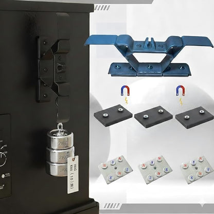 Magnetic Power Cord Organizer for Traeger Pellet Grills and Smokers - Three powerful magnets with anti-slip design for Tangle-Free Cord Storage, Fits Most Pellet Smoker Accessory